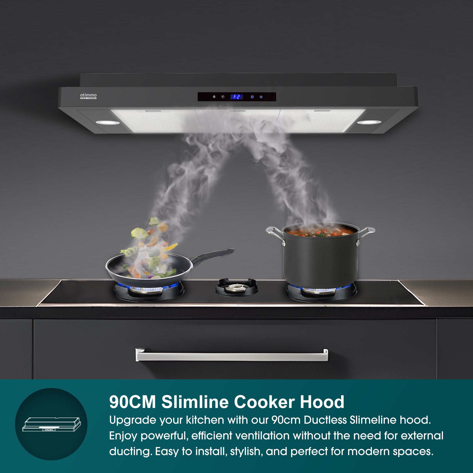 90cm Slimline Hood (Upgraded Version)