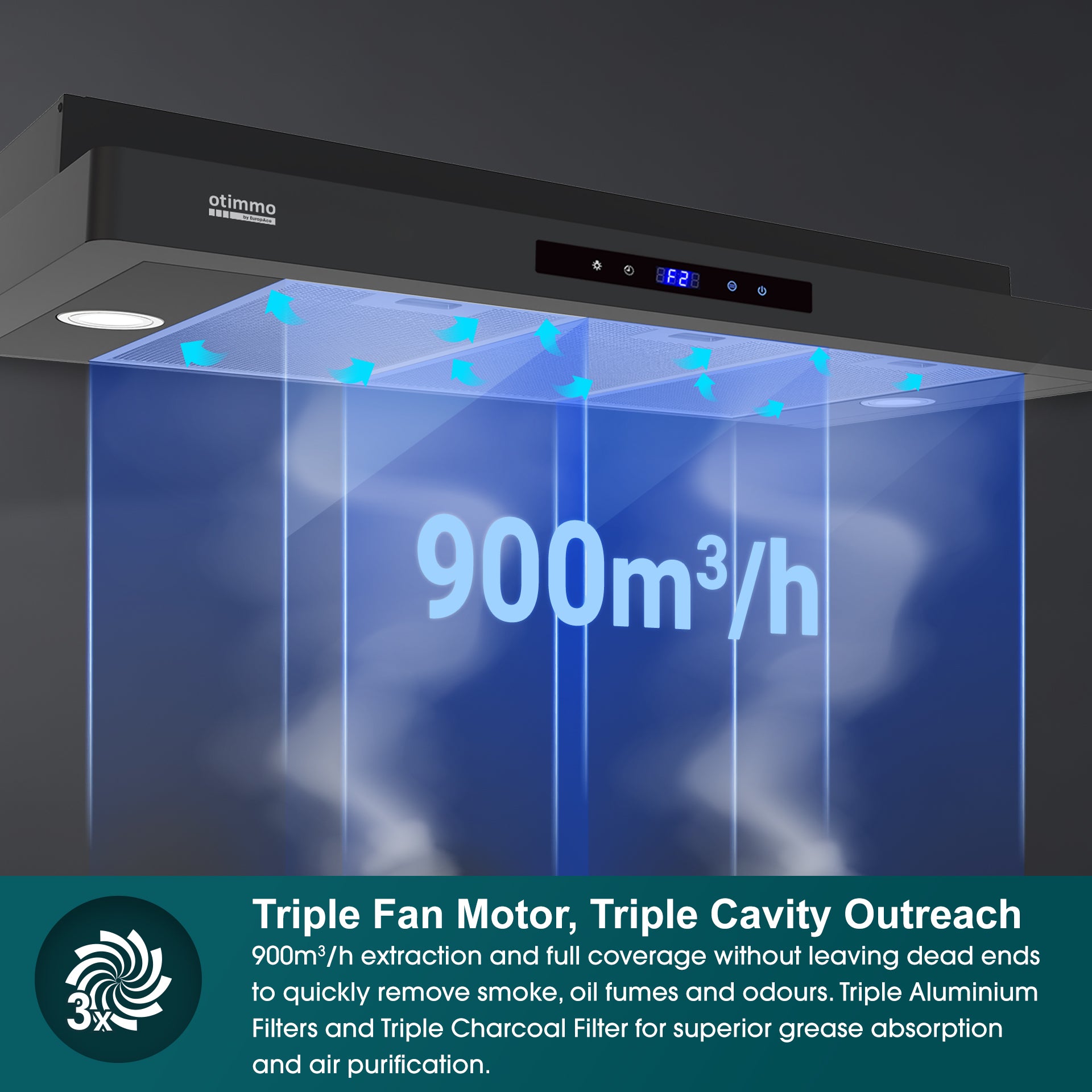 90cm Slimline Hood (Upgraded Version)