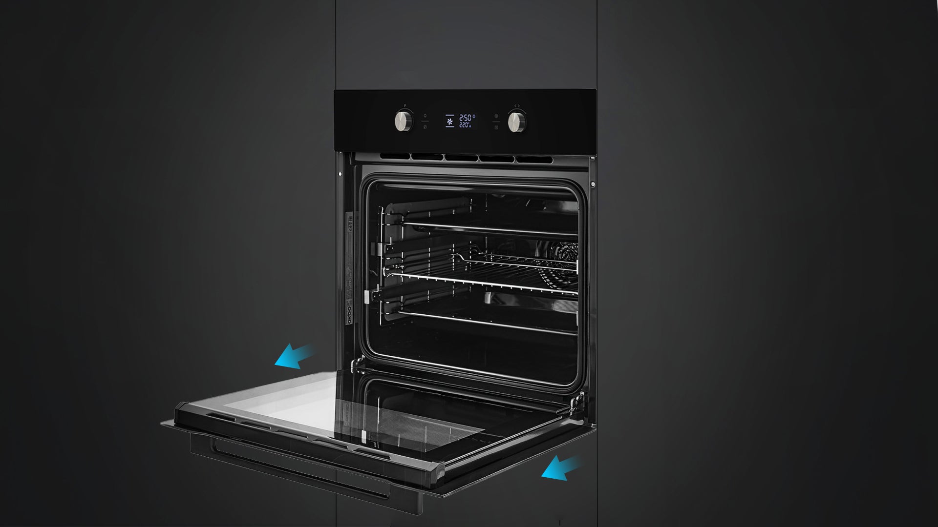 Removable Triple Layered Glass Door