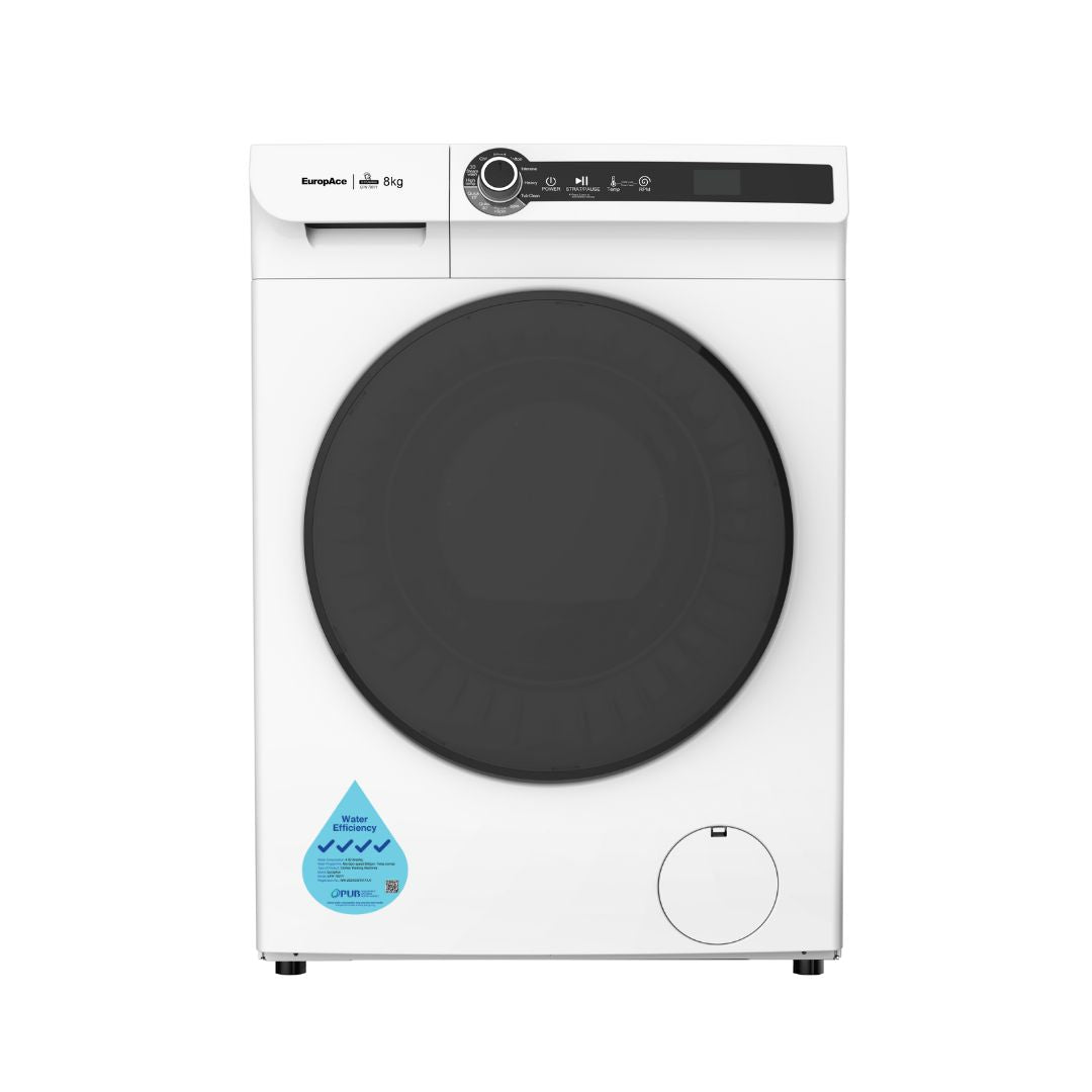 8KG 4 Ticks Steam Front Load Washer | BLDC Motor