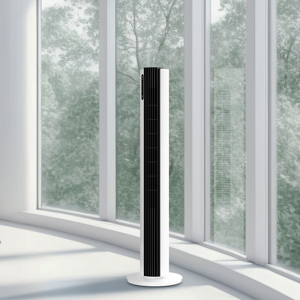 44" DC Tower Fan with Air Sterilizer | 99.99% Bacteria & Virus Sterilisation, Low Noise, Easy Clean