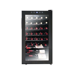 (Preorder) 33 Bottles Wine Chiller | 3 Layered Anti-UV Glass, Recessed Handle