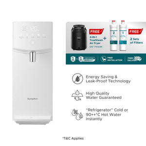 Tankless Hot & Cold Water Purifier | Leak Proof Technology | Energy Saving | Made in Korea | Quality Water | Instant Refrigerator-Cold or 90++°C Hot Water with FREE Ceramic Rice Cooker