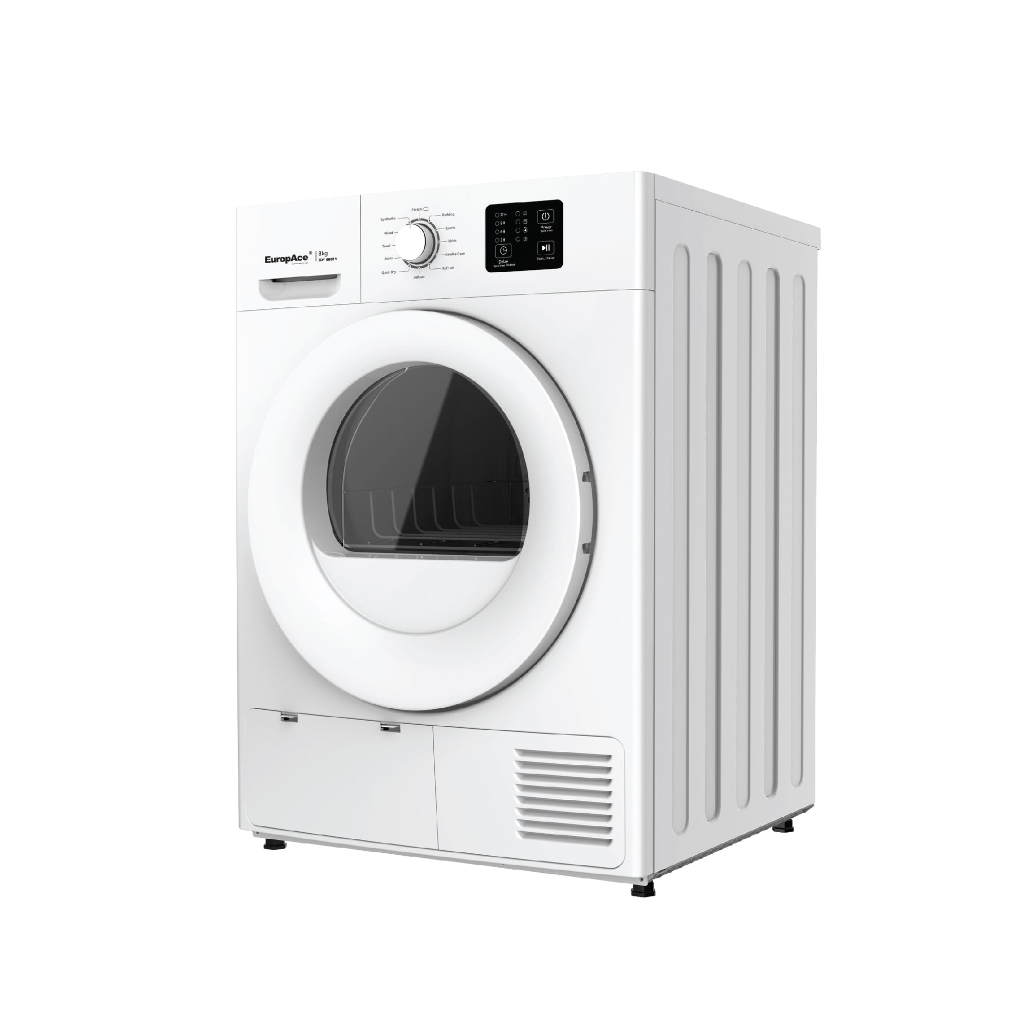 8KG Heat Pump Dryer | 5 Ticks Energy Efficiency, Quick Dry 30 mins, Intelligent Sensory Dr