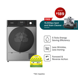 9KG 5 Ticks Heat Pump Dryer