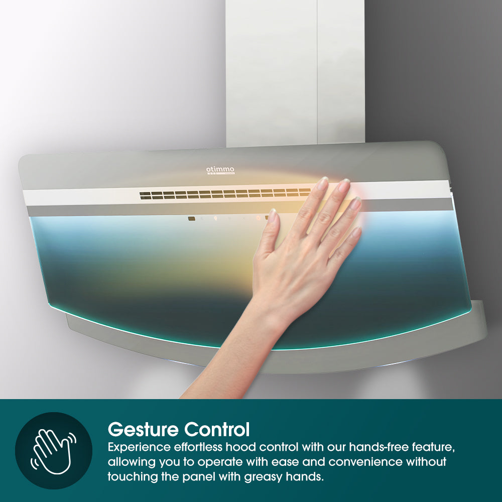 90cm 1400m3/h Designer Chimney Hood (Cool Breeze)