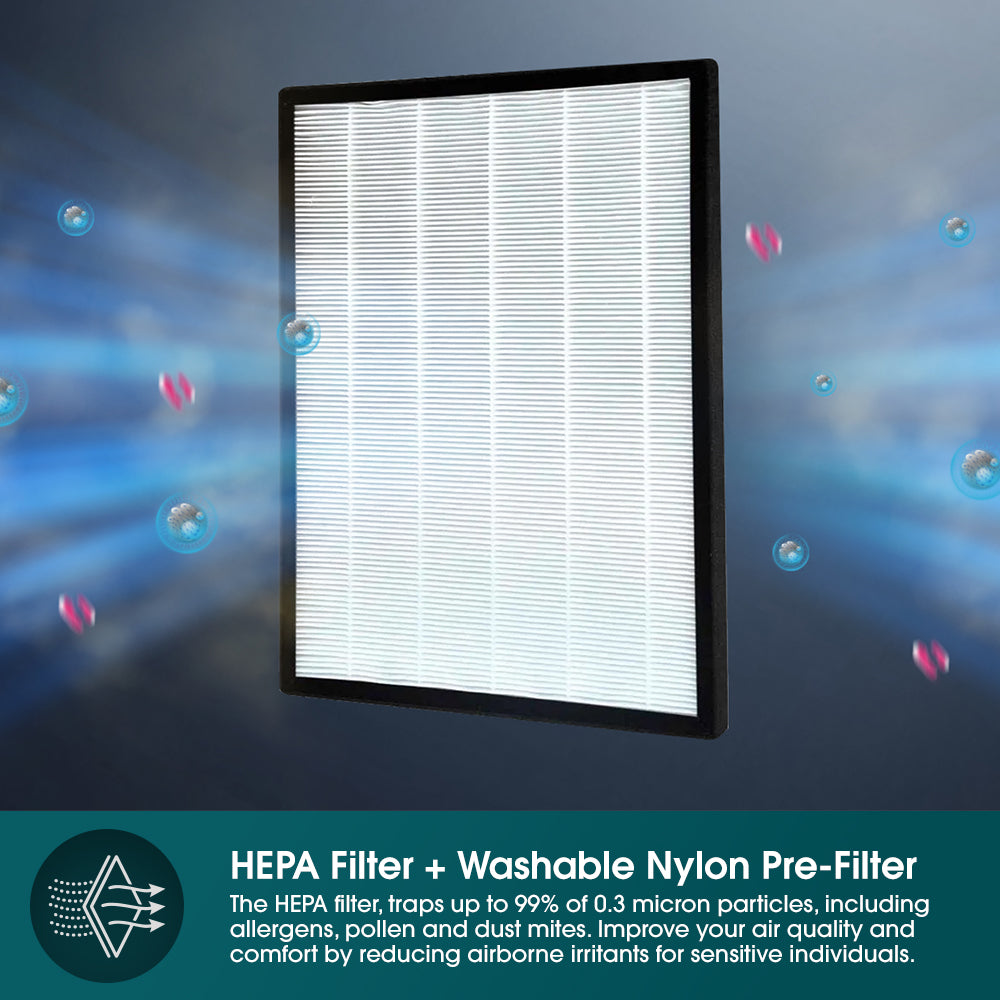 30L Dual Louvre Dehumidifier + Standalone HEPA Air Purifier (5-in-1), Newly Improved with Smart WIFI | 3Y Full Warranty