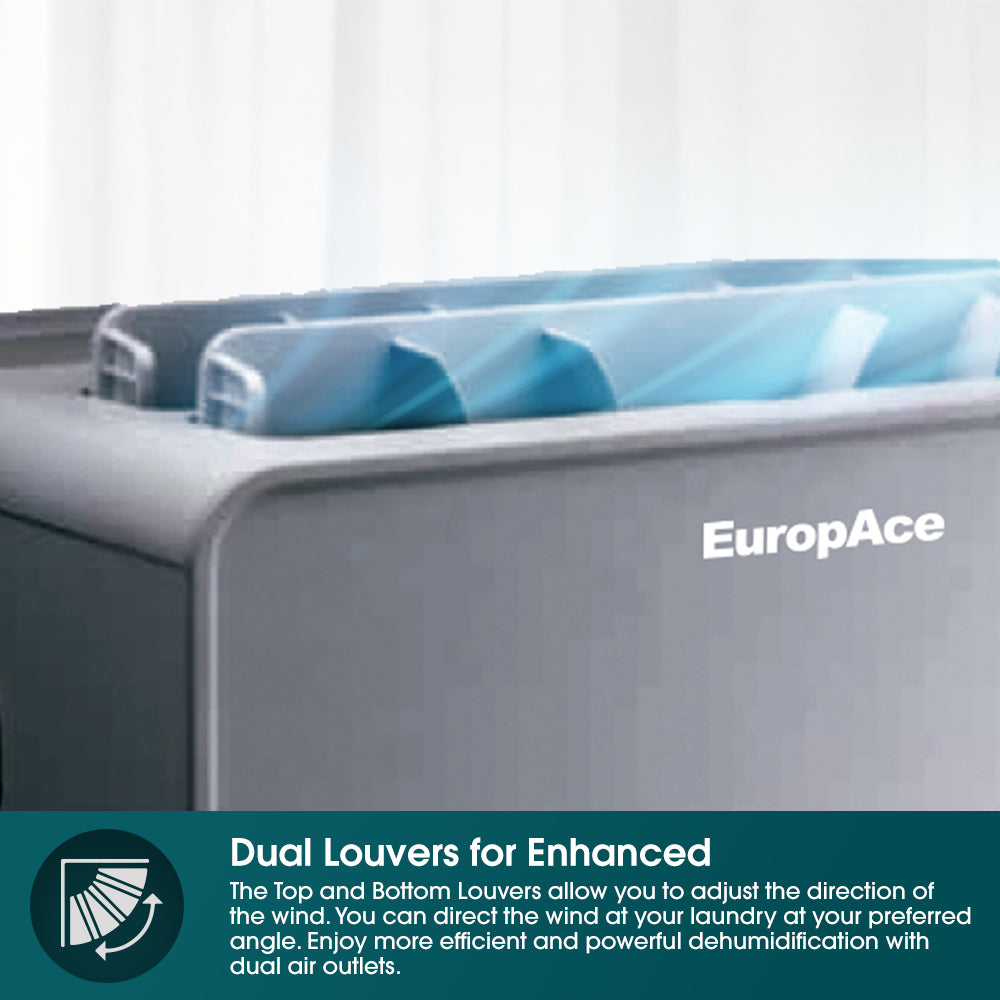 30L Dual Louvre Dehumidifier + Standalone HEPA Air Purifier (5-in-1), Newly Improved with Smart WIFI | 3Y Full Warranty