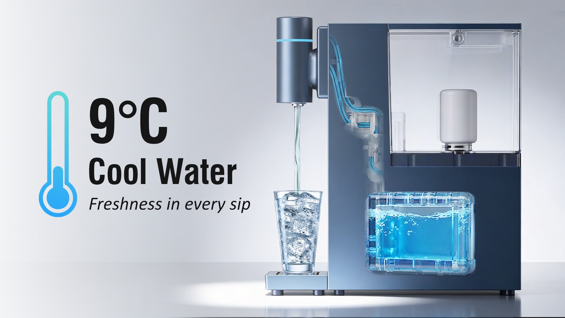 True 9°C Ice-Cold Water