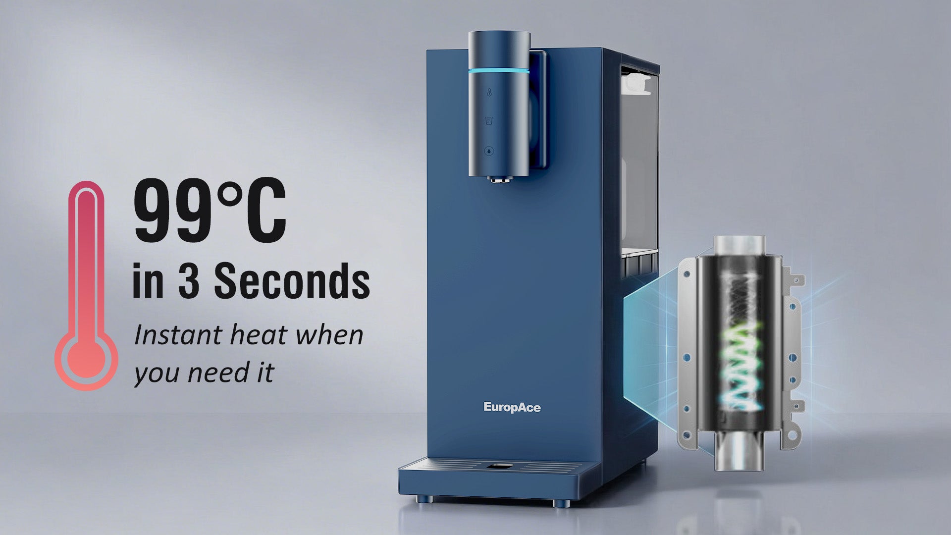 Hot Water in Just 3 Seconds