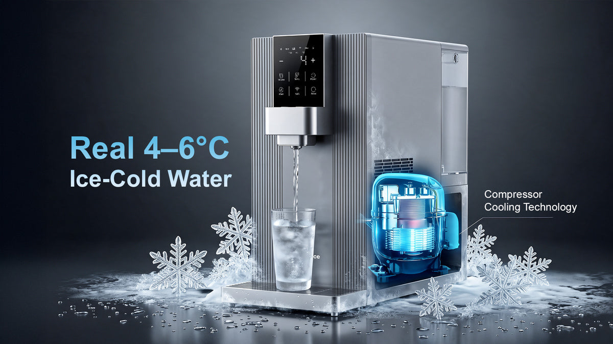 Real 4–6°C Ice-Cold Water