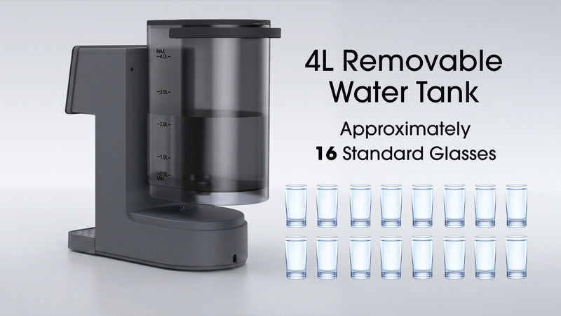 Spacious, Easy-Refill Tank Design