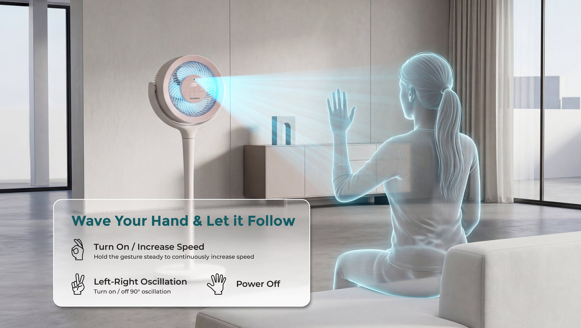 Singapore 1st Gesture Control Fan