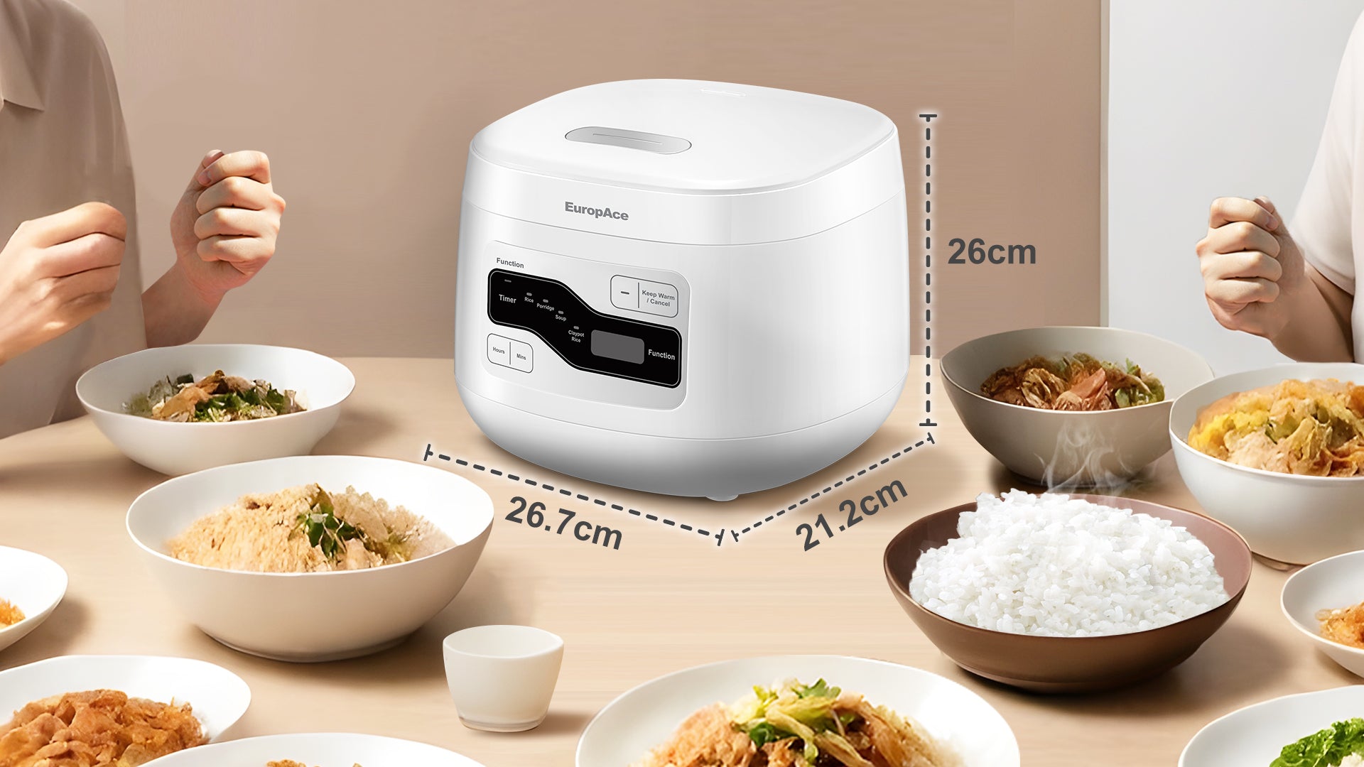 Compact Sized & Space Saving