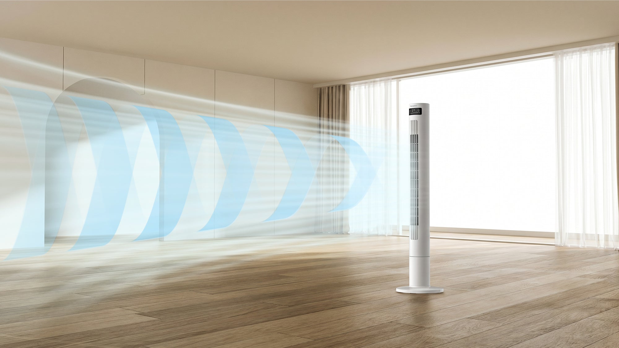 Powerful Airflow with 5.5.m Air Reach