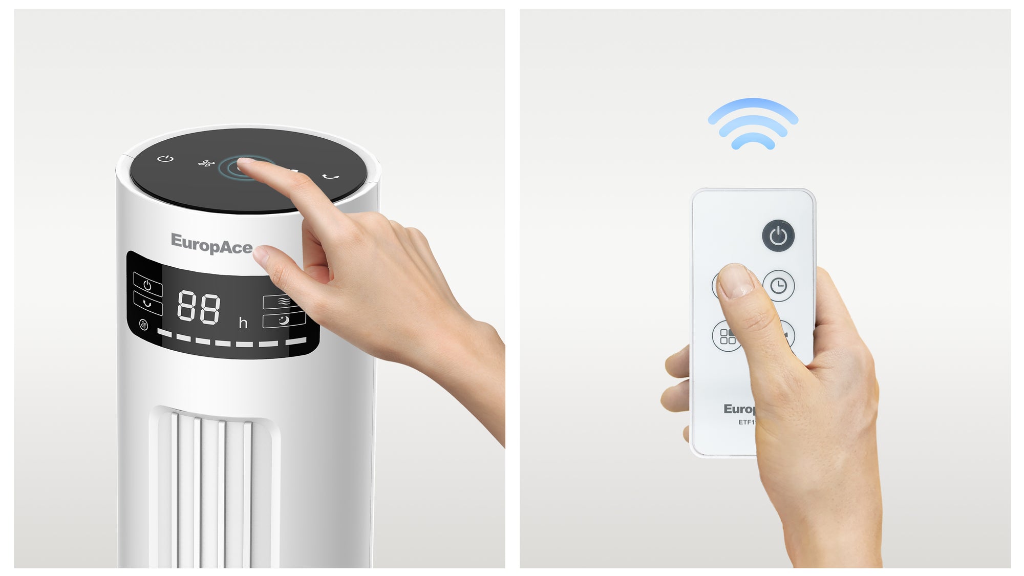 Touch & Remote Control Convenience