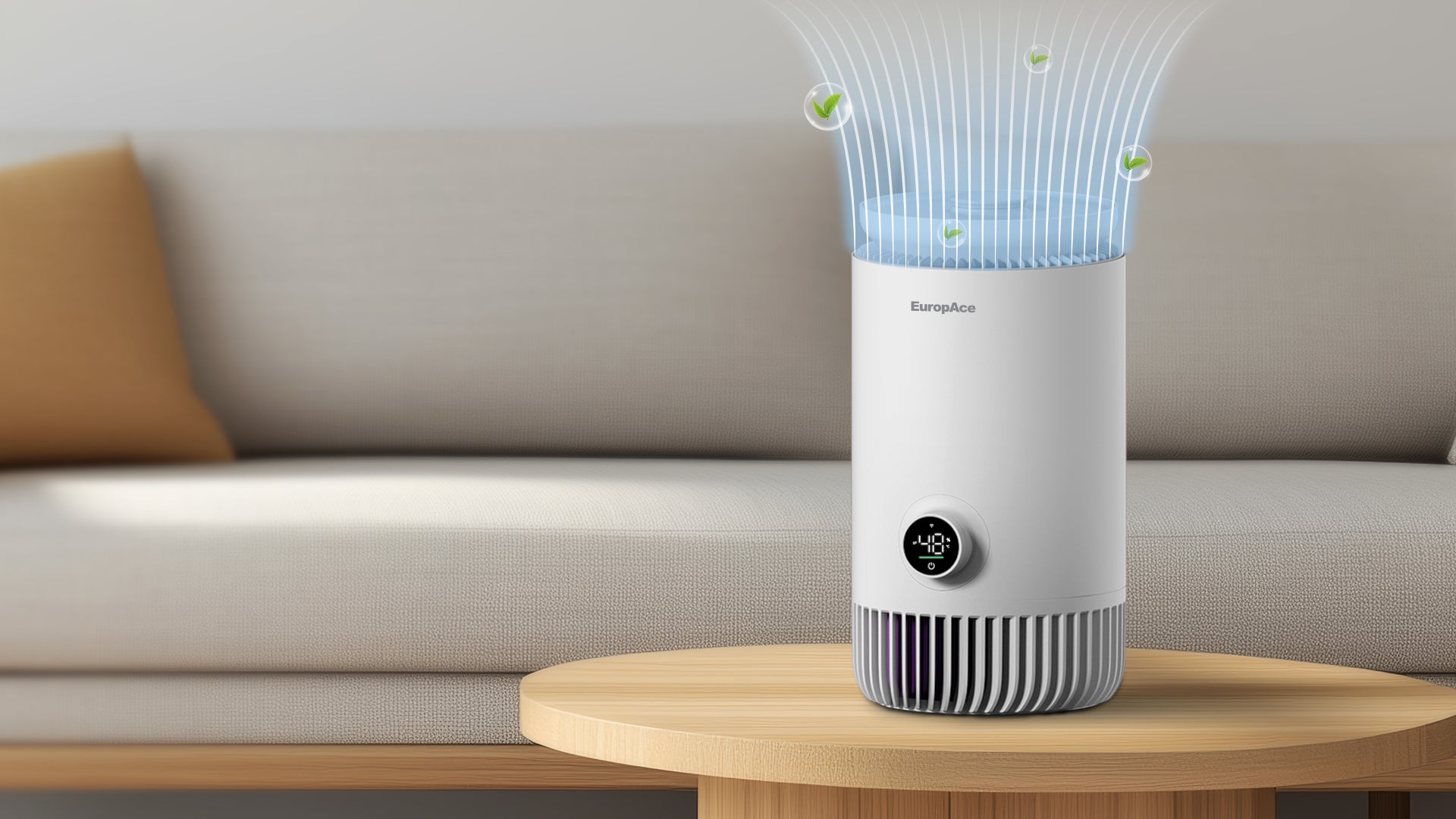 400ml/h Mist-Free Intelligent Evaporative Humidifier