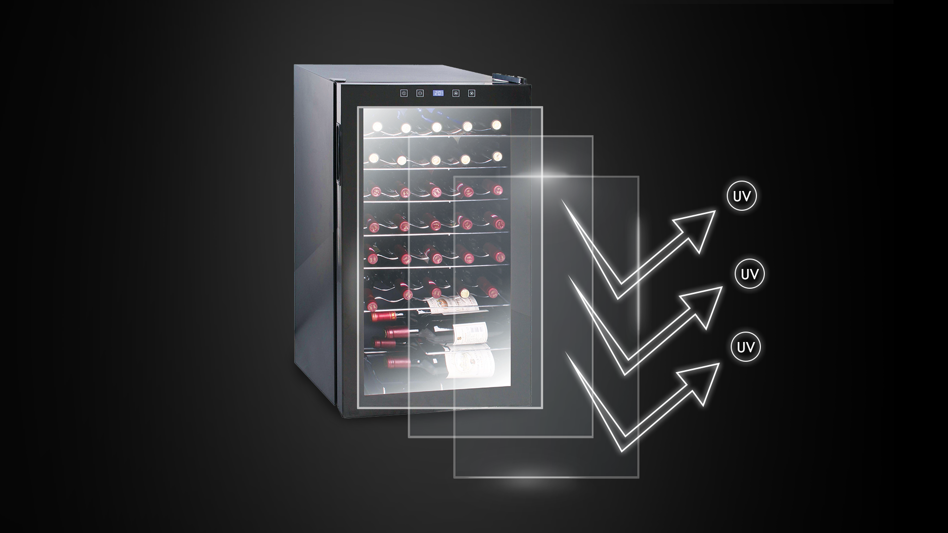 Triple Pane Glass Door