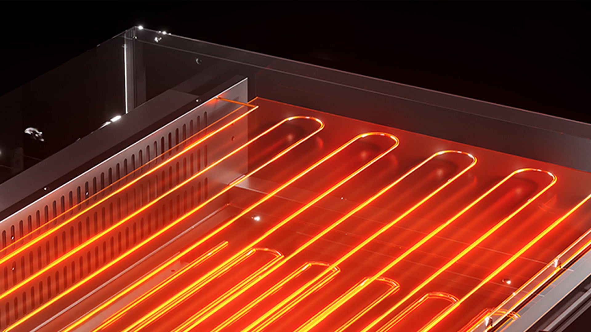 Enlarged Heating Element for Even Heat