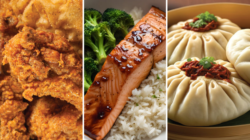 9 Cooking Menus, 3 Modes