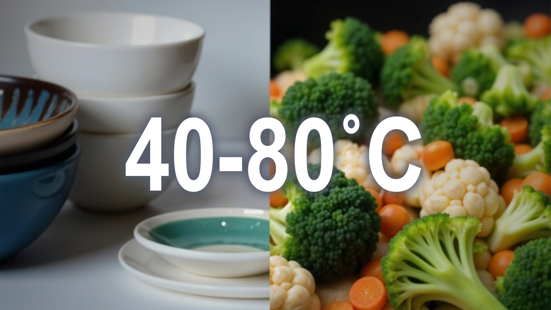 Multiple Modes, Adjustable 40-80°C