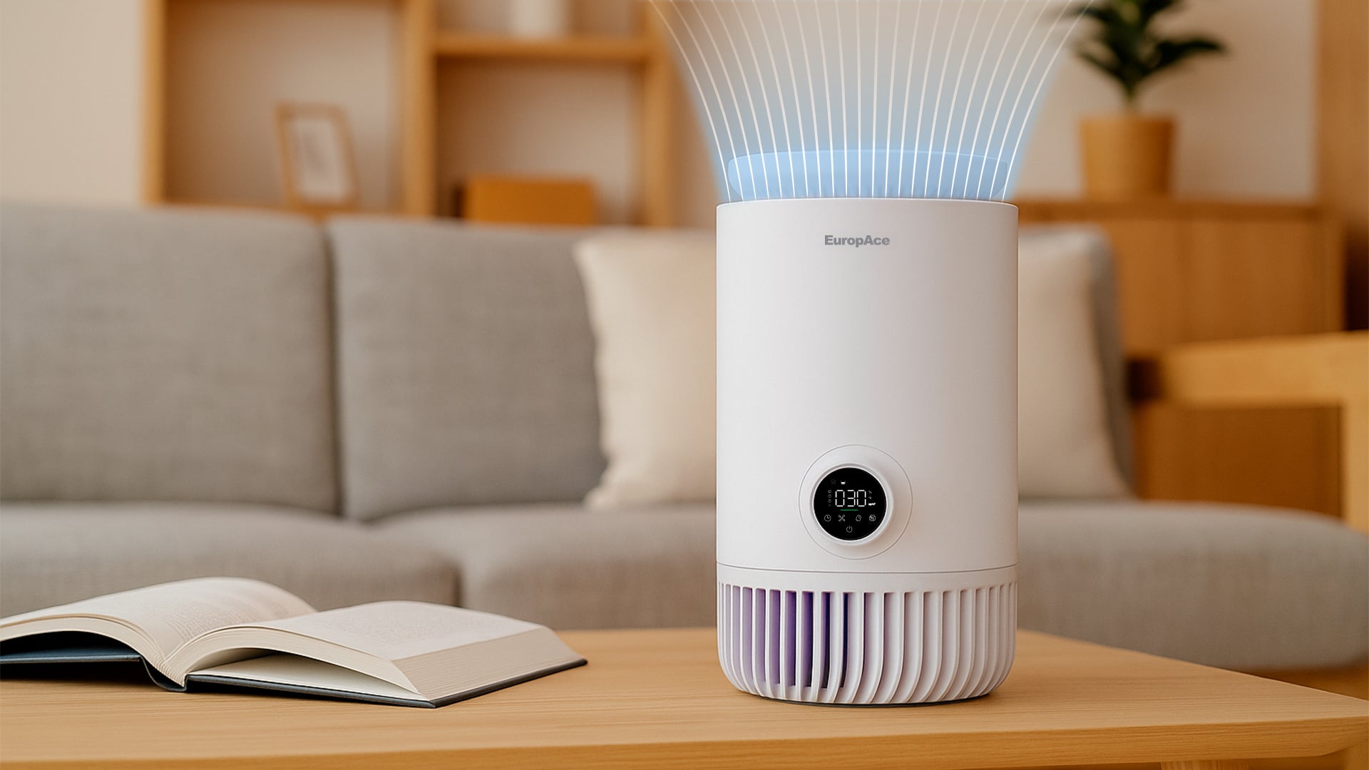 Dual-Function Air Washer + DC Circulating Fan