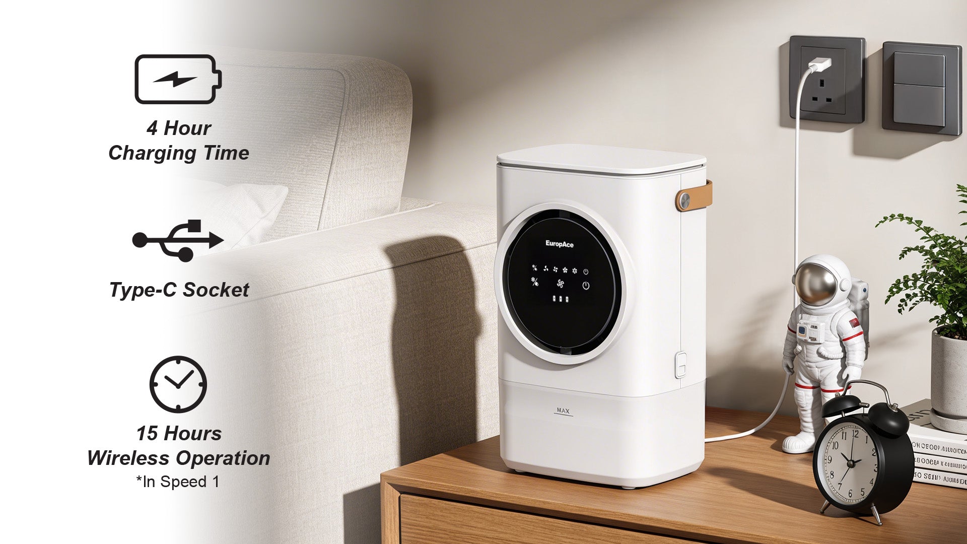 Continuous Cooling up to 15 hours
