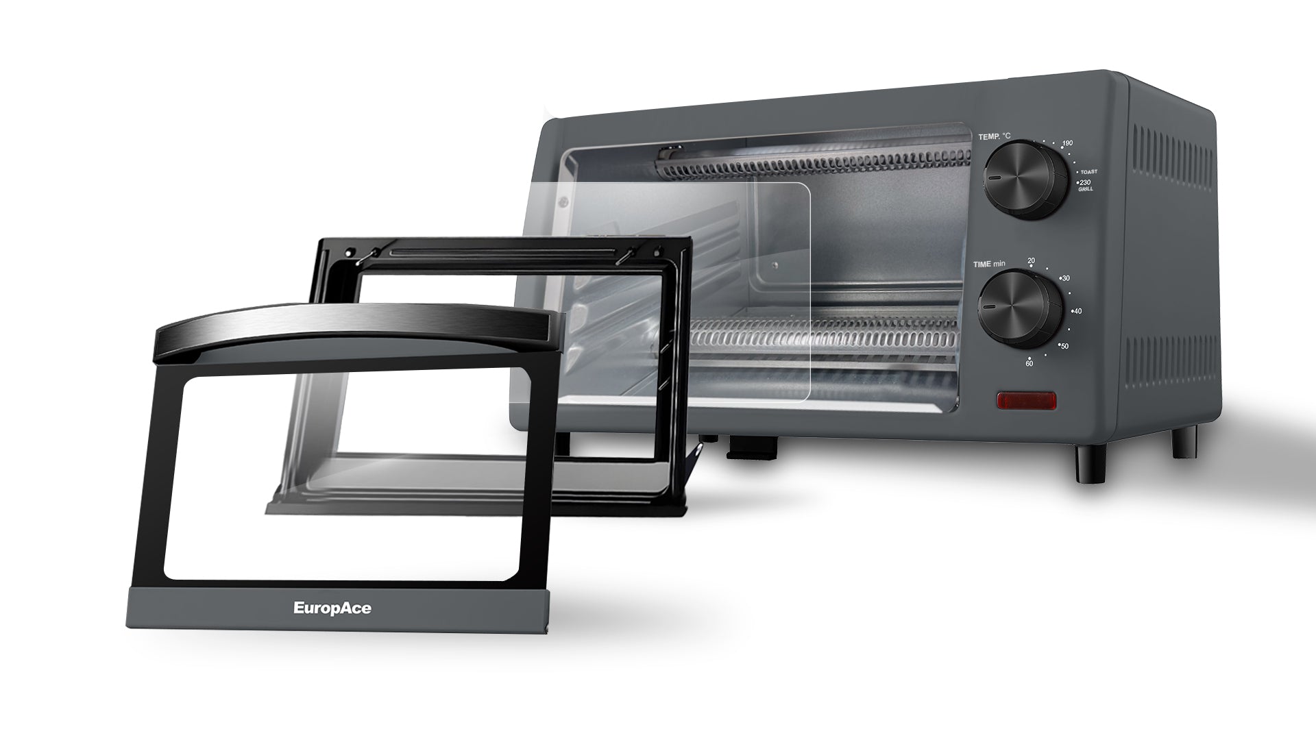 Dual Tempered Glass Door