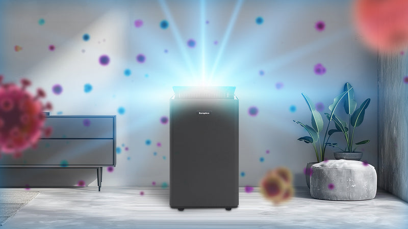 UV-C Feature Eliminates up to 99.99%* of Bacteria*