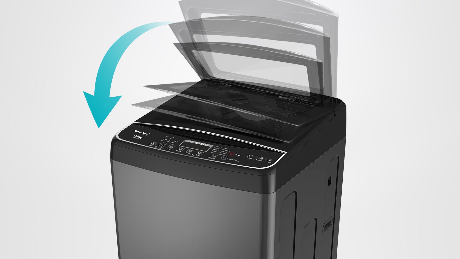 Soft Closing Tempered Glass Lid