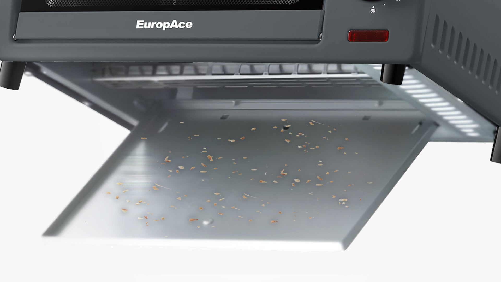 Crumb Tray for Easy Cleaning
