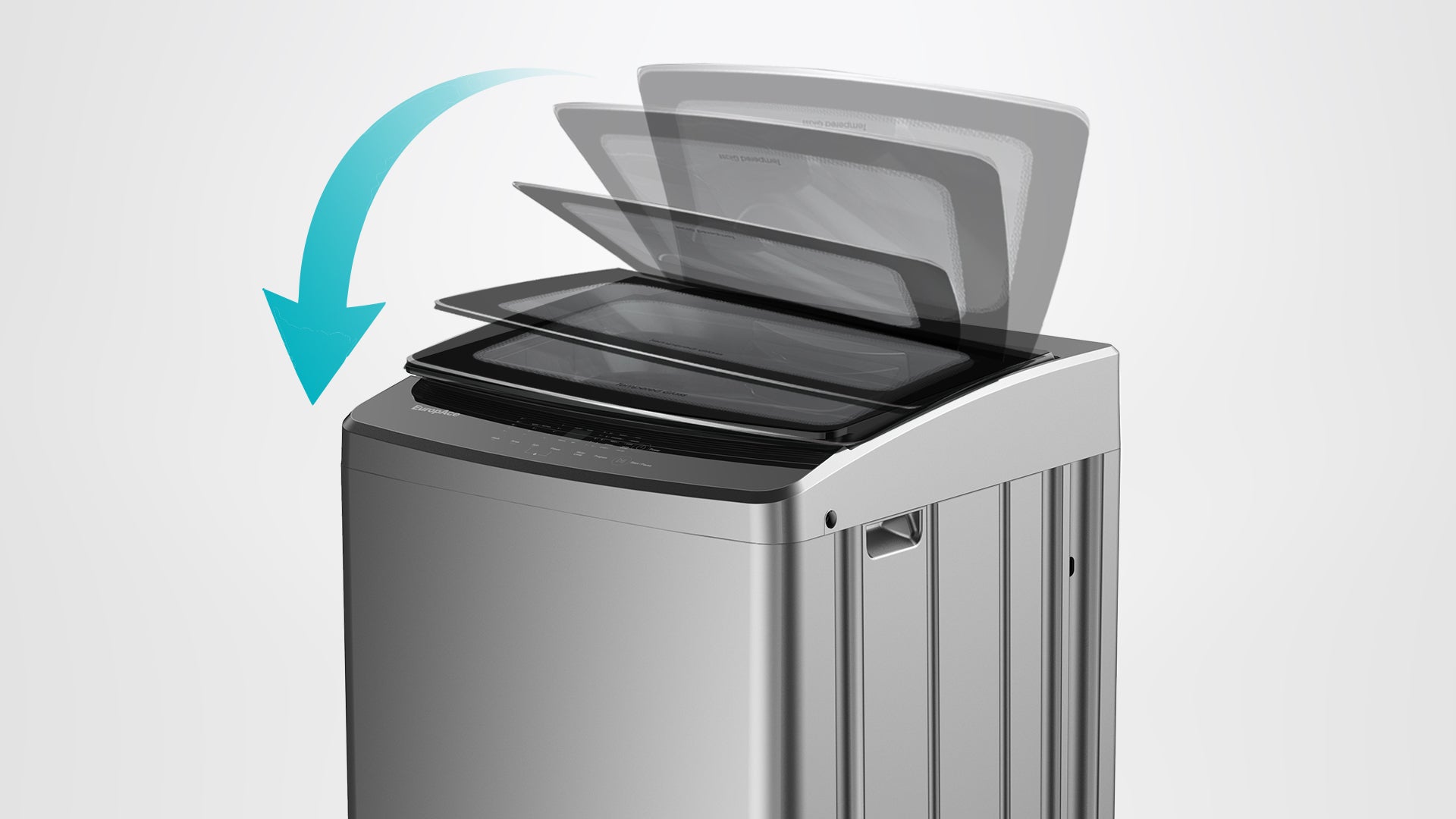 Soft Closing Tempered Glass Lid