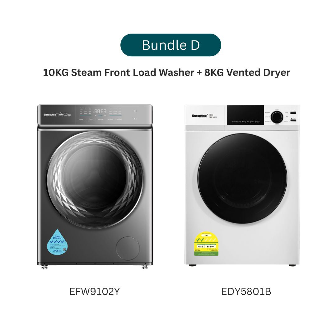 8KG Vented Dryer | Allergy Care Programs, FOC Stacking Kit