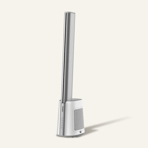 Slim and Compact Air Purifying Bladeless Fan | Dual HEPA Filters, Strong Air Flow, Space-Saving (Single Airflow)