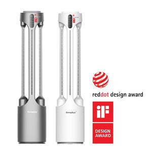 Intelligent Dual Wings Air Purifying Bladeless Fan | Dual Korean True HEPA FILTER, AI Smart Wind, Patented 3-Way Airflow (Triple Airflow)