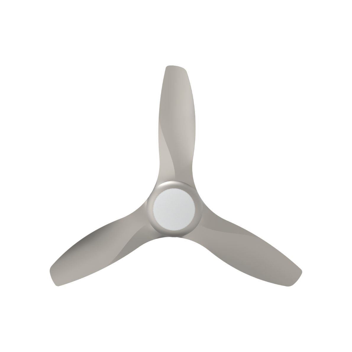 BreezeAce 48" 3 blades Ceiling Fan (ECF48HR3 Gun Metal Silver)