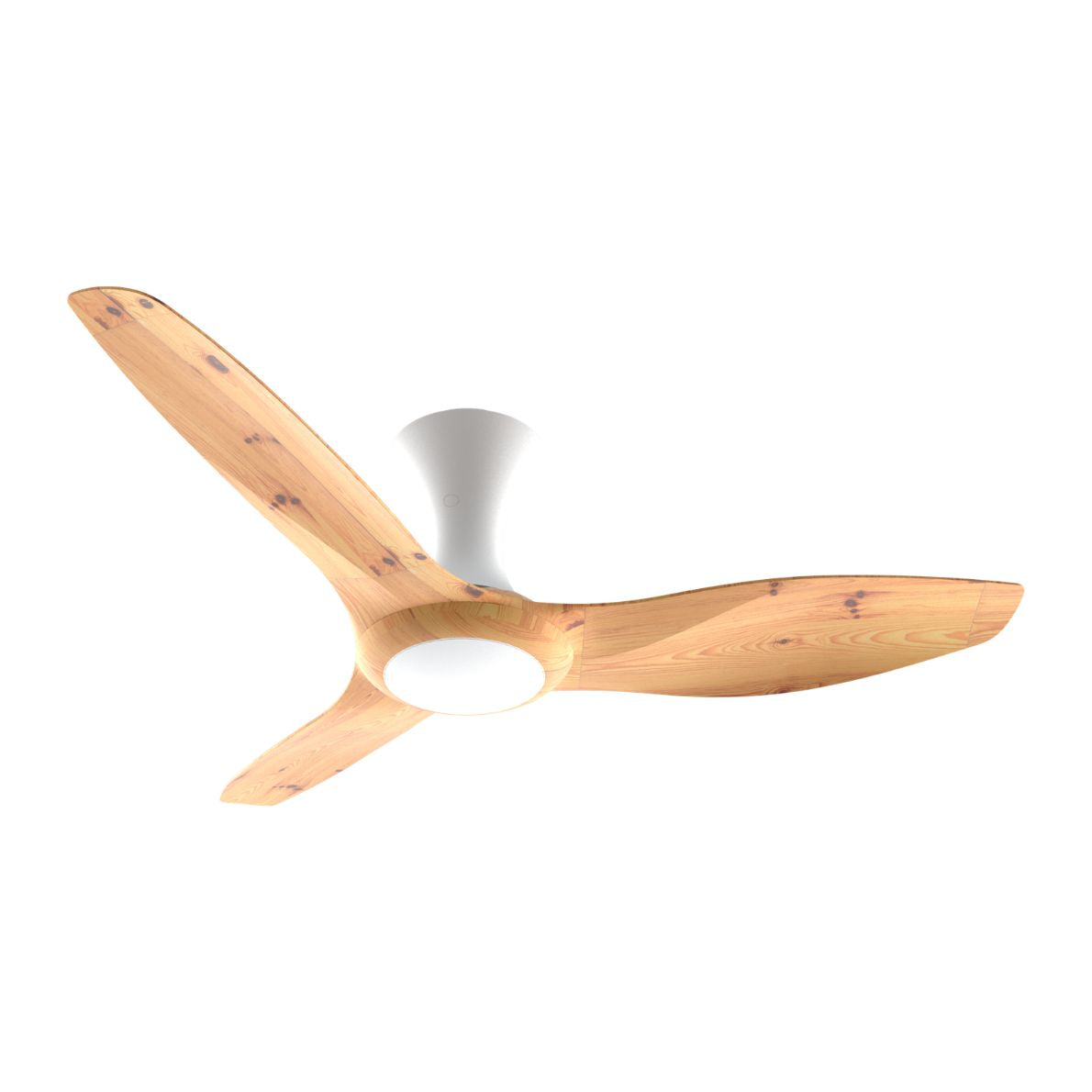 BreezeAce 48" 3 blades Ceiling Fan (ECF48HR3 White/Light Wood)