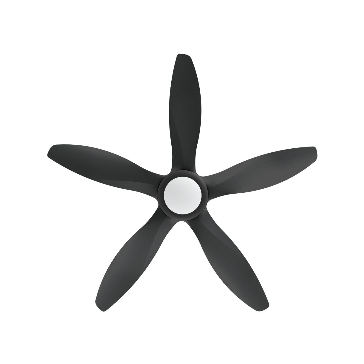 BreezeAce 52" 5 blades Ceiling Fan (ECF52HR5 Black)