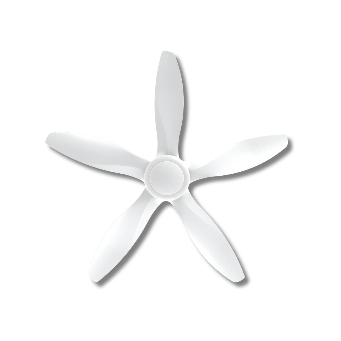 BreezeAce 52" 5 blades Ceiling Fan (ECF52HR5 White)