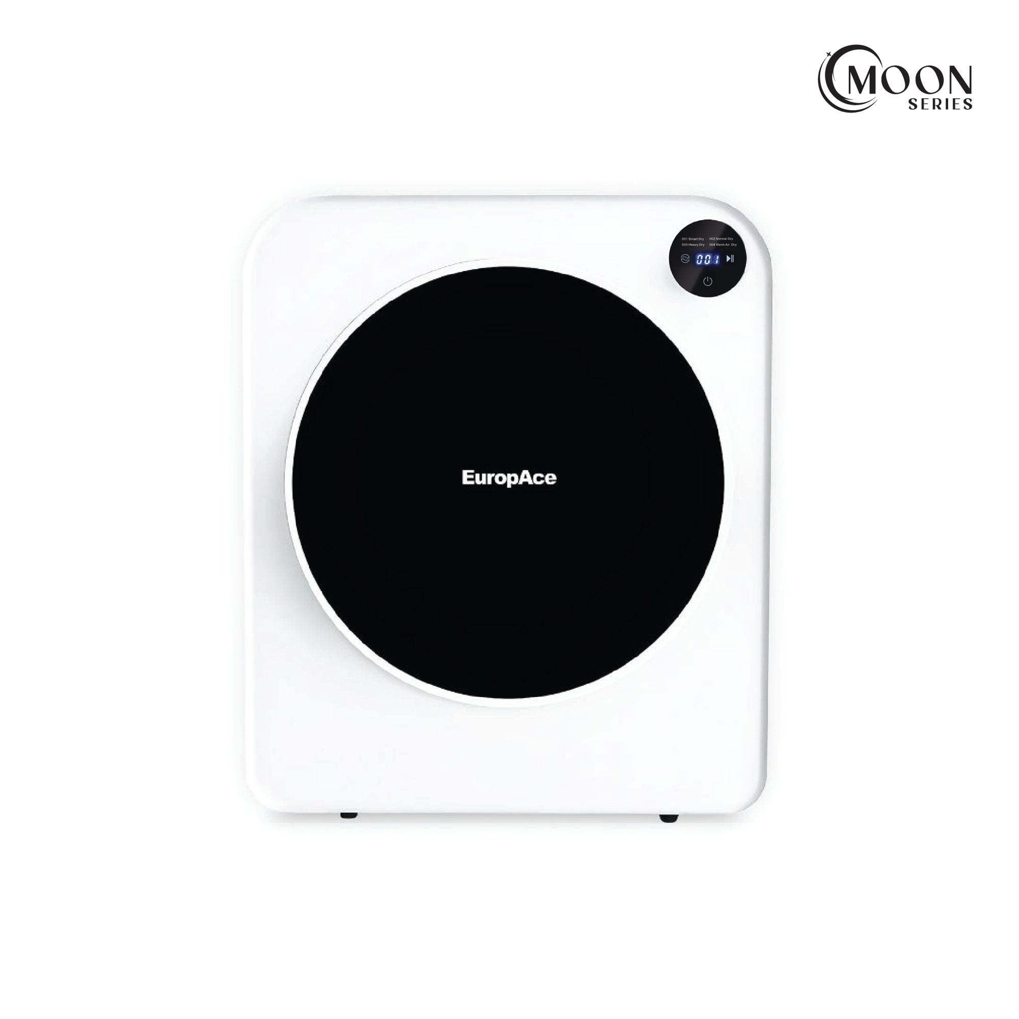 Moon Series 5KG Compact Dryer | Touch Control, 99.99% Sterilization, Plug & Use, Flexible Placement