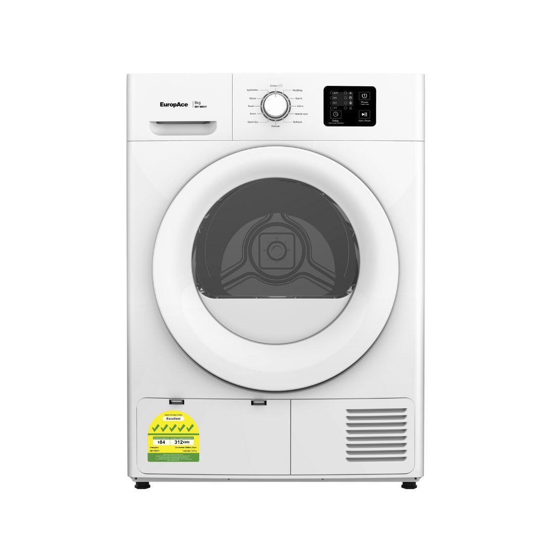 8KG 5 Ticks Heat Pump Dryer | FOC Stacking Kit