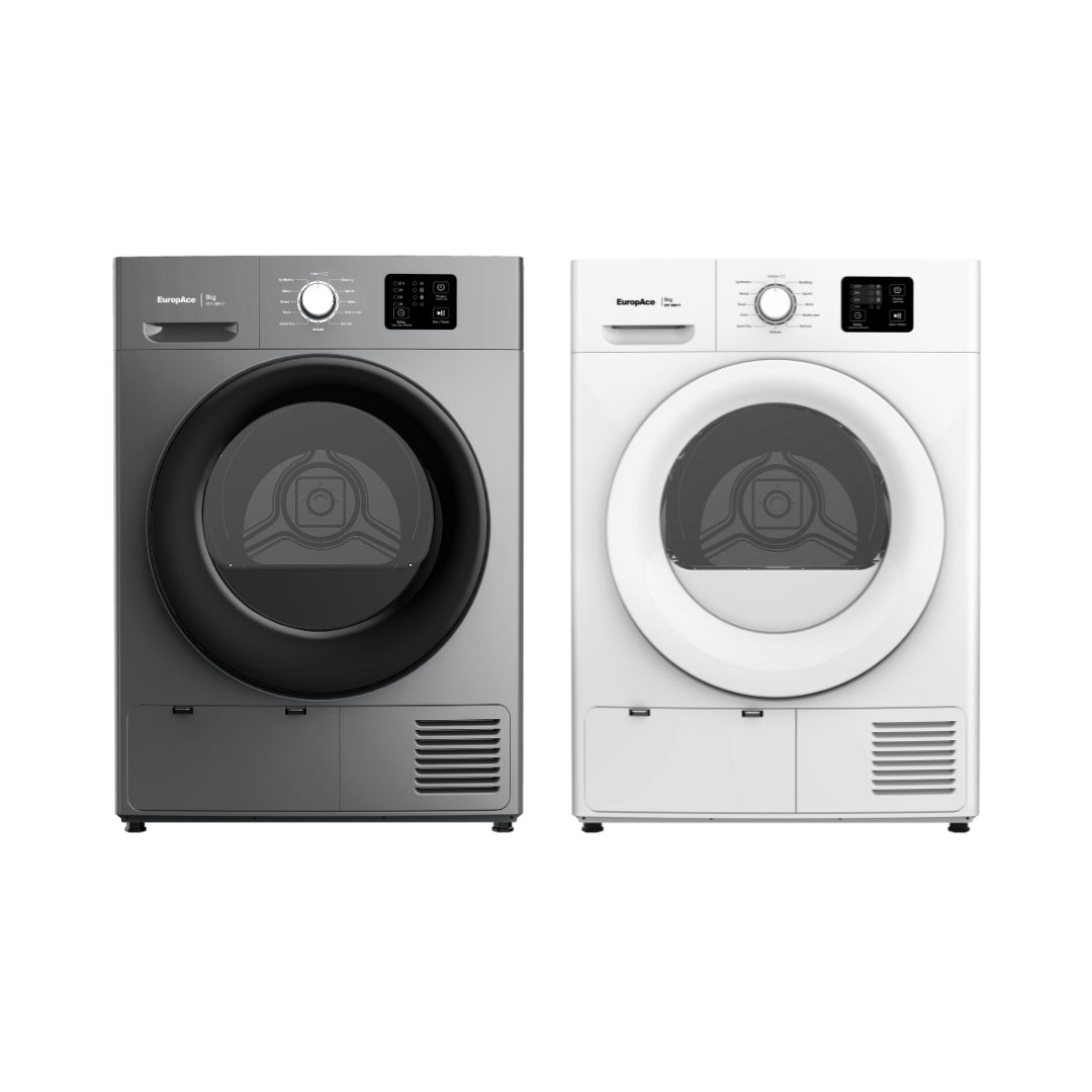8KG Heat Pump Dryer | 5 Ticks Energy Efficiency, Quick Dry 30 mins, Intelligent Sensory Dr