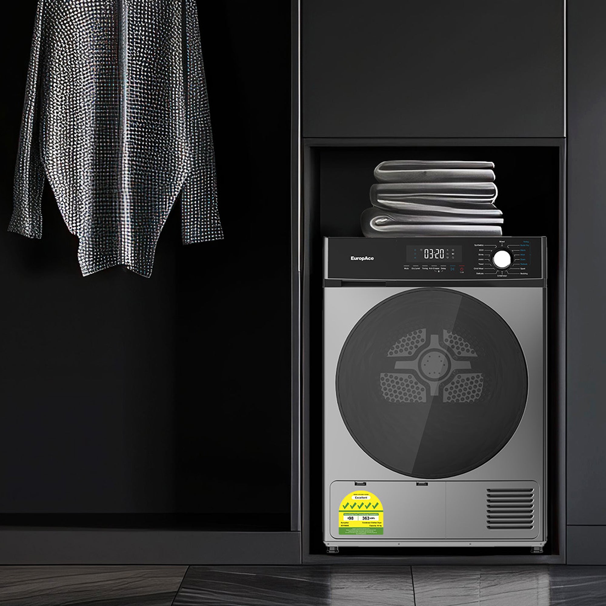 9KG 5 Ticks Heat Pump Dryer