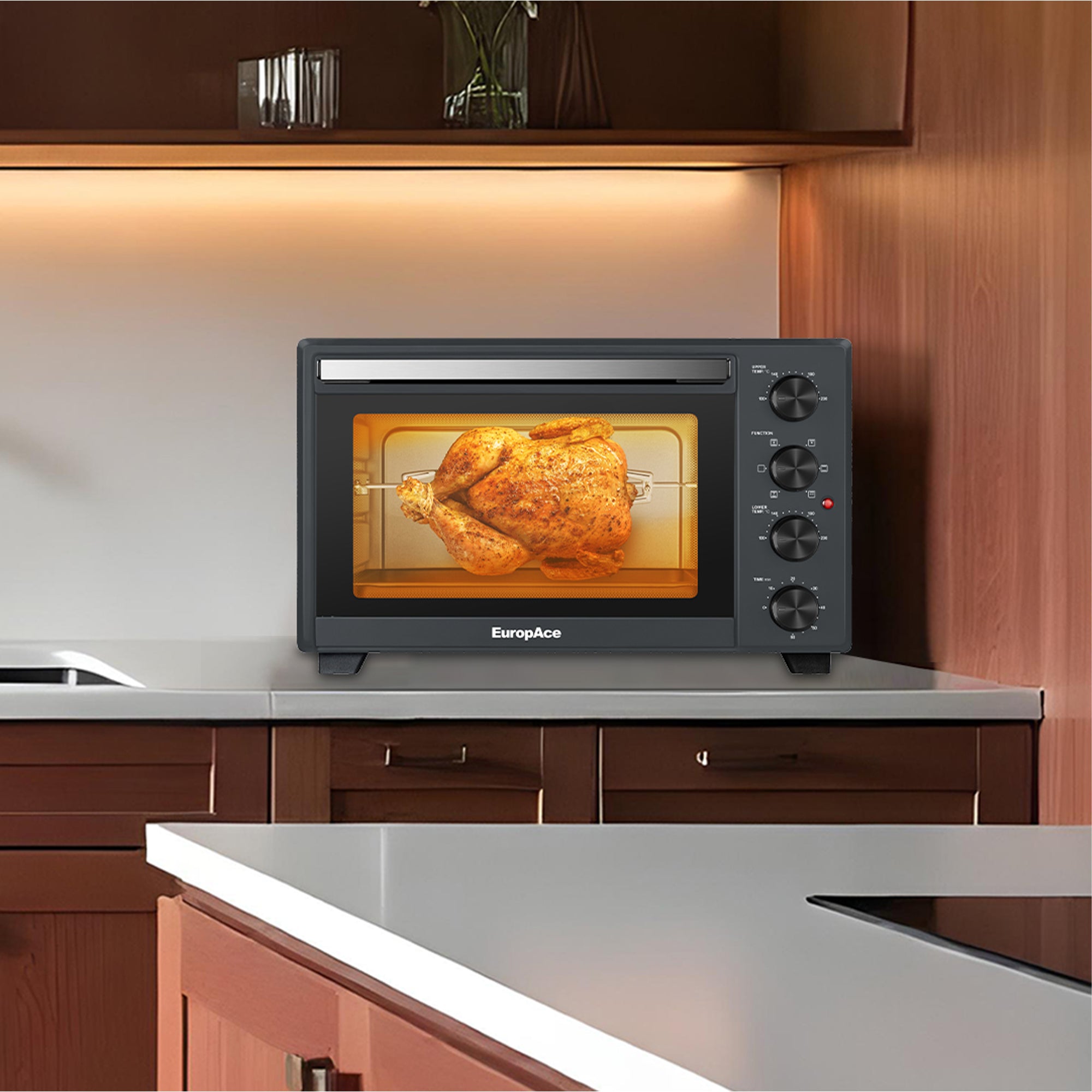 45L Electric Convection Oven with Rotisserie