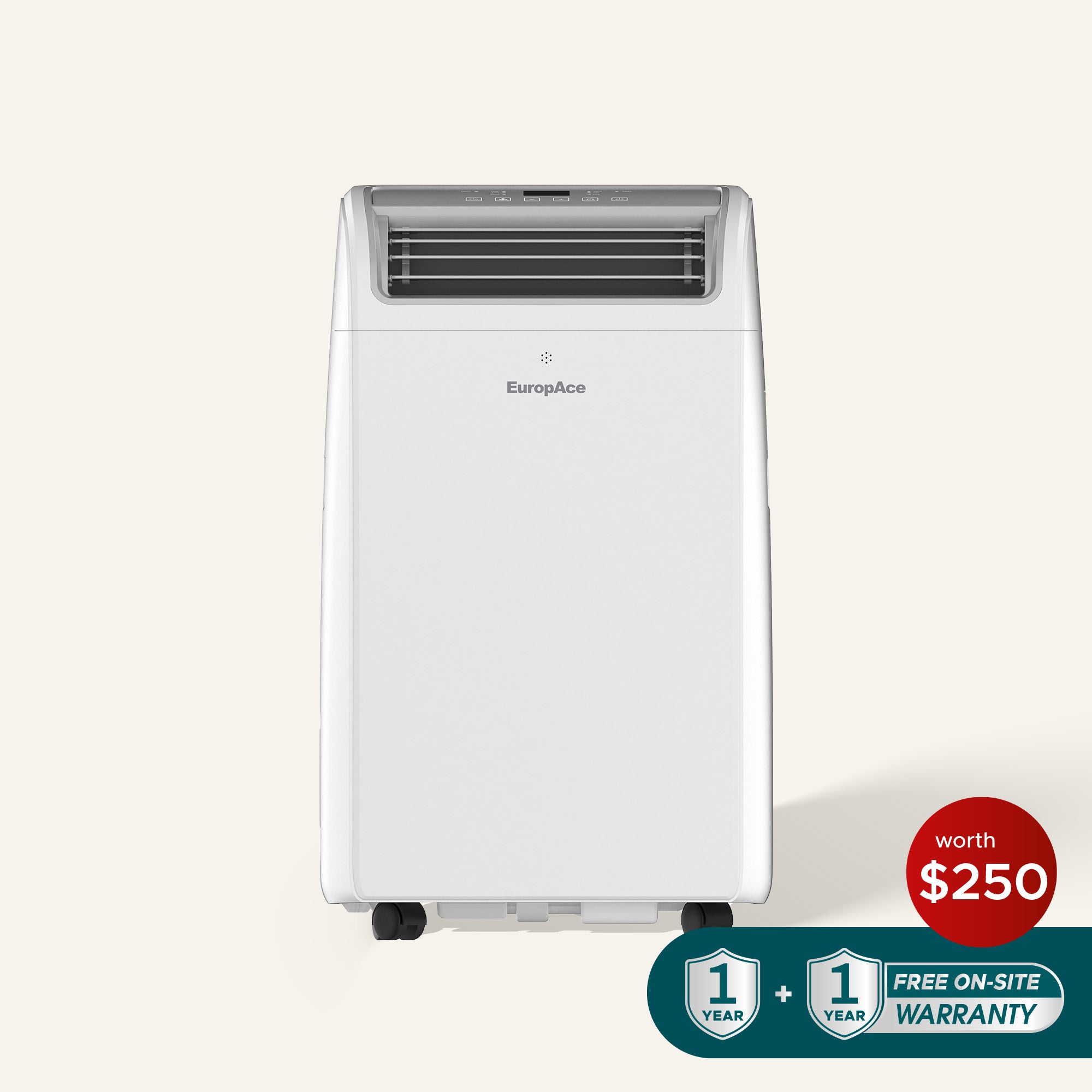 [Free Additional 1 Year Warranty] 12,000 BTU Compact Series Green Portable Aircon | 290sqft, Compact Size