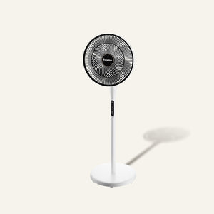 14” Whispr DC High Velocity Fan | Voice Control, Aerospace Inspired Blades for Powerful Airflow, Easy Cleaning