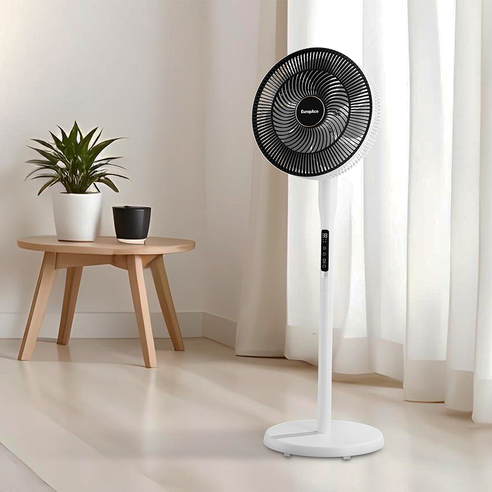 14” Whispr DC High Velocity Fan | Voice Control, Aerospace Inspired Blades for Powerful Airflow, Easy Cleaning