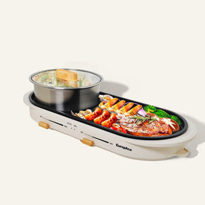 3L Hotpot with Non-Stick Grill
