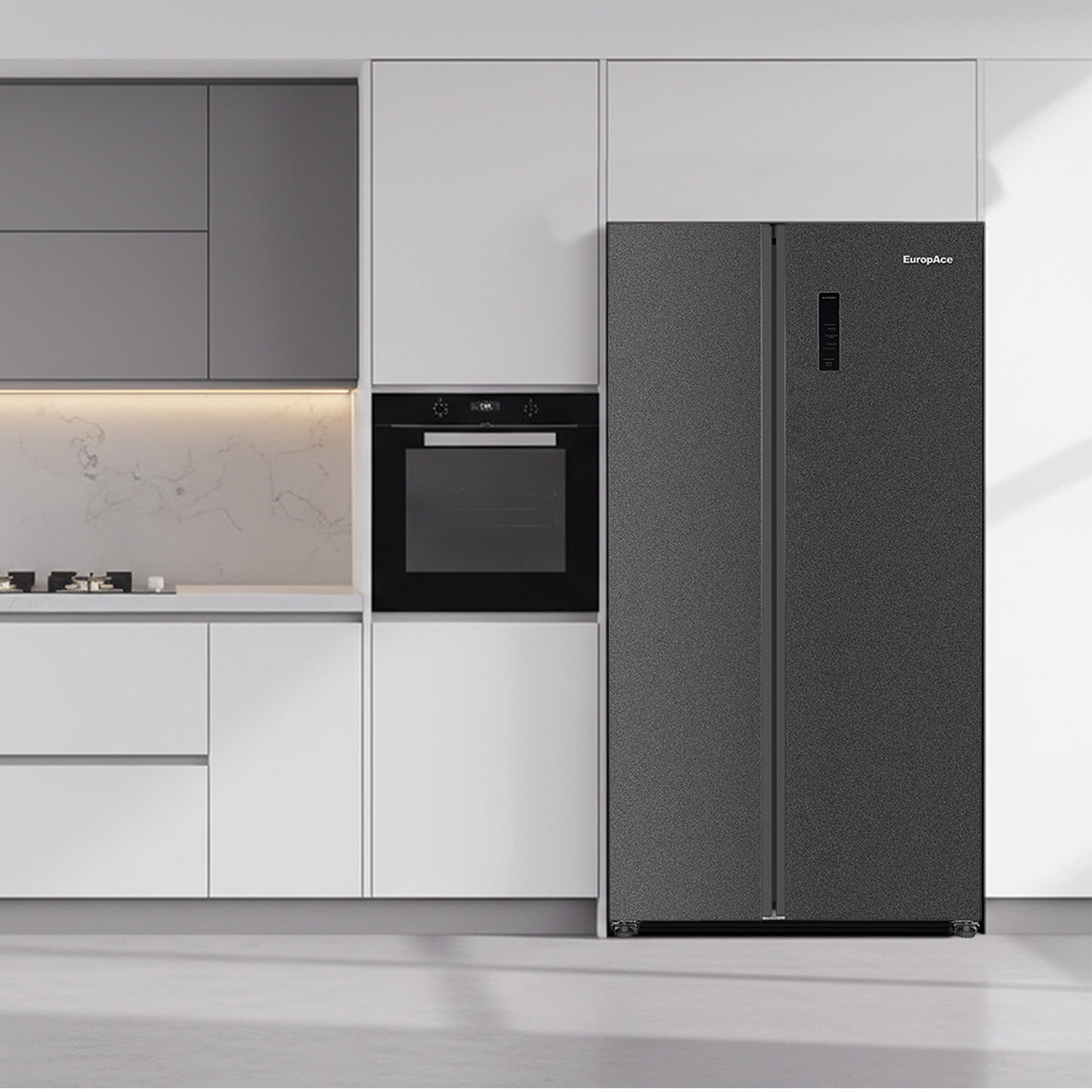 Grande Series 595L Side by Side Fridge with FREE 16” DC Stand Fan with Remote (Worth $149)