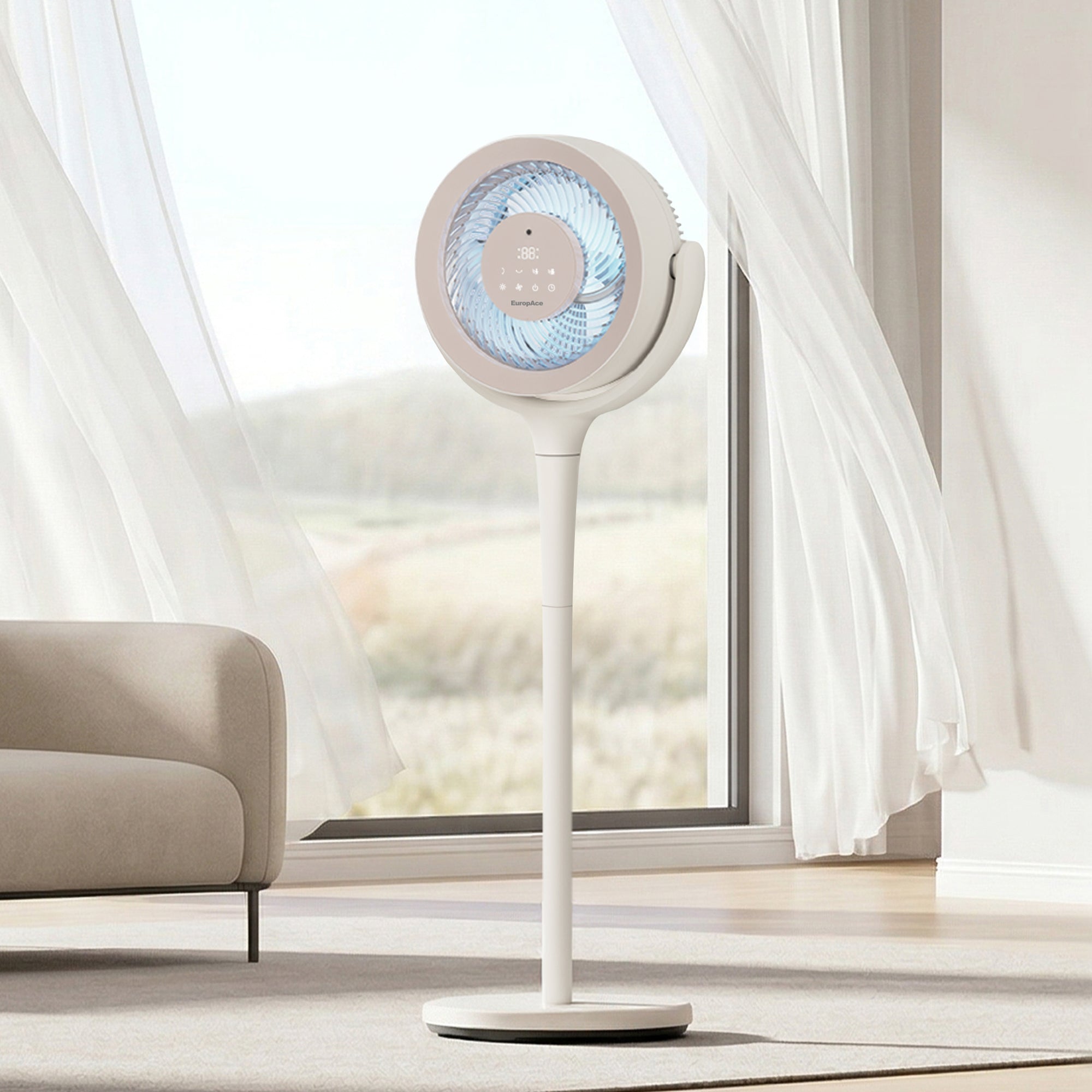 [NEW MODEL] Rosa 8" Smart Circulator Fan | Singapore's 1st Gesture Control Fan | AI Smart Tracking | Hands-Free Cooling